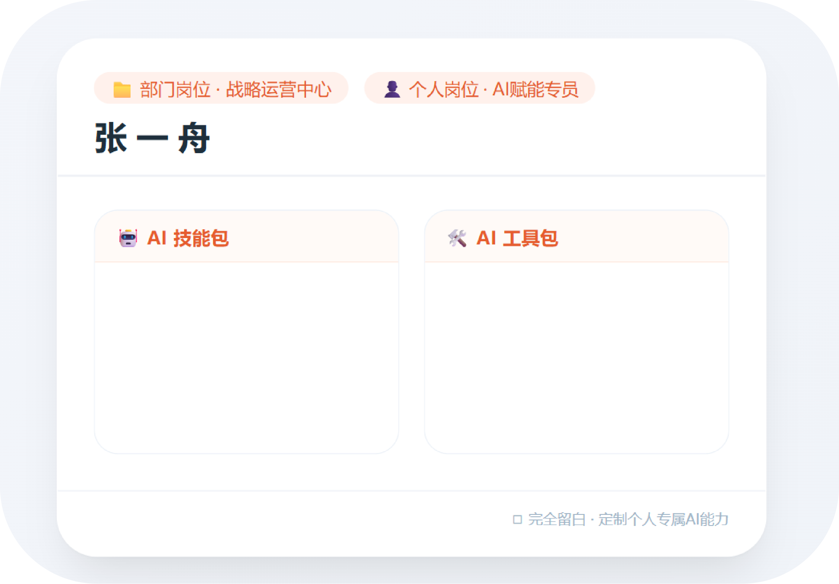 个人SKILL卡片